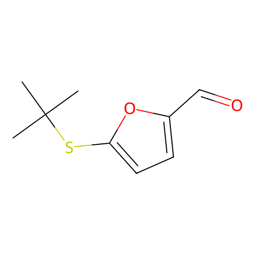 5-tert-Butylsulfanyl-furan-2-carbaldehyde structure