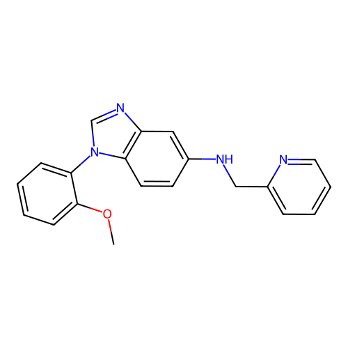 [1-(2-Methoxy-phenyl)-1H-benzoimidazol-5-yl]-pyridin-2-ylmethyl-amine structure