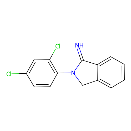 2-(2,4-dichlorophenyl)-3H-isoindol-1-imine structure
