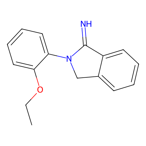 2-(2-ethoxyphenyl)-3H-isoindol-1-imine structure