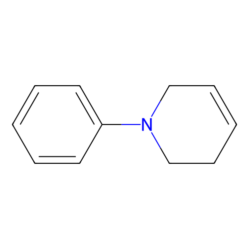 1-Phenyl-1,2,3,6-tetrahydropyridine structure