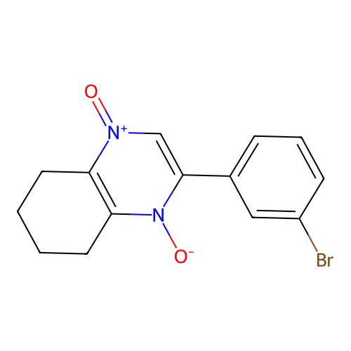 2-(3-Bromophenyl)-5,6,7,8-tetrahydroquinoxaline 1,4-dioxide structure
