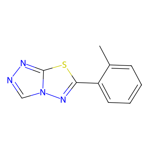 6-(2-Methylphenyl)[1,2,4]triazolo[3,4-b][1,3,4]thiadiazole structure