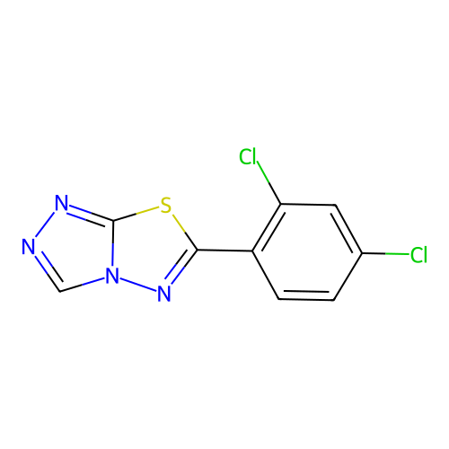 6-(2,4-Dichlorophenyl)[1,2,4]triazolo[3,4-b][1,3,4]thiadiazole structure