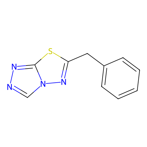 6-Benzyl[1,2,4]triazolo[3,4-b][1,3,4]thiadiazole structure