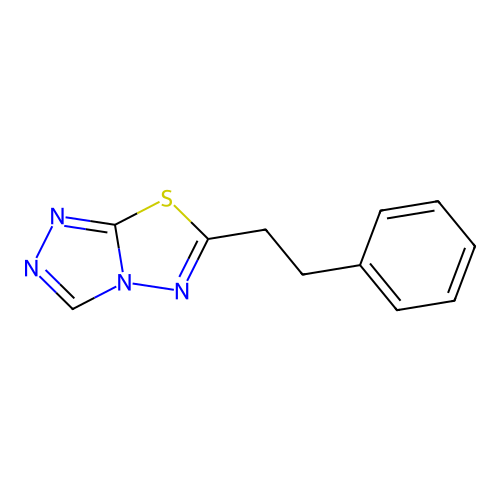 6-Phenethyl-[1,2,4]triazolo[3,4-b][1,3,4]thiadiazole structure