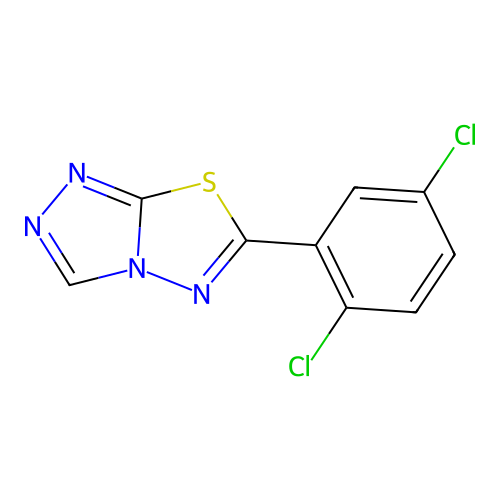 6-(2,5-Dichlorophenyl)[1,2,4]triazolo[3,4-b][1,3,4]thiadiazole structure