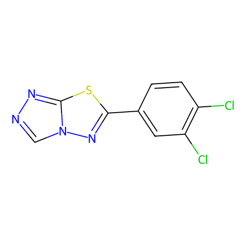 6-(3,4-Dichlorophenyl)-[1,2,4]triazolo[3,4-b][1,3,4]thiadiazole structure
