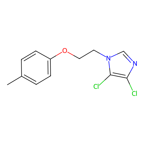 4,5-Dichloro-1-[2-(4-methylphenoxy)ethyl]imidazole structure