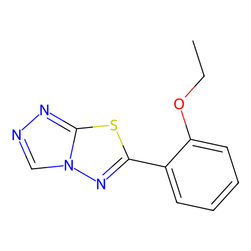 6-(2-Ethoxyphenyl)-[1,2,4]triazolo[3,4-b][1,3,4]thiadiazole structure