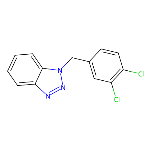 1-[(3,4-Dichlorophenyl)methyl]benzotriazole structure