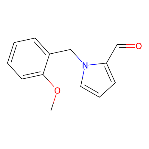 1-(2-Methoxybenzyl)-1H-pyrrole-2-carbaldehyde structure