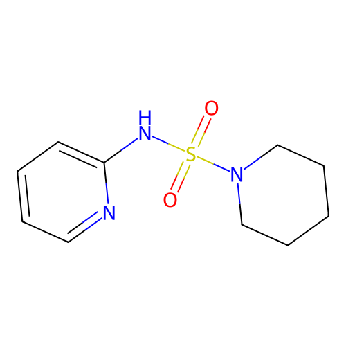 N-pyridin-2-ylpiperidine-1-sulfonamide structure