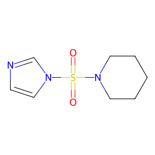 1-(Imidazole-1-sulfonyl)-piperidine structure