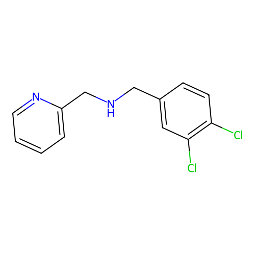 [(3,4-Dichlorophenyl)methyl](pyridin-2-ylmethyl)amine structure
