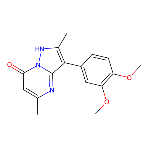 3-(3,4-Dimethoxyphenyl)-2,5-dimethylpyrazolo[1,5-a]pyrimidin-7-ol structure