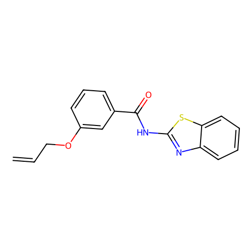 N-(1,3-benzothiazol-2-yl)-3-(prop-2-en-1-yloxy)benzamide structure