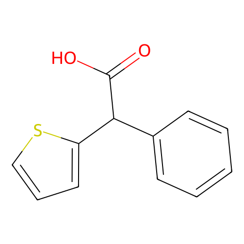 苯基(噻吩-2-基)乙酸 structure