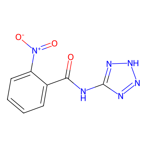 2-nitro-N-(2H-tetrazol-5-yl)benzamide structure