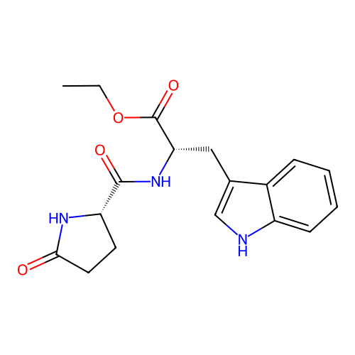 Pyr-Trp-OEt structure