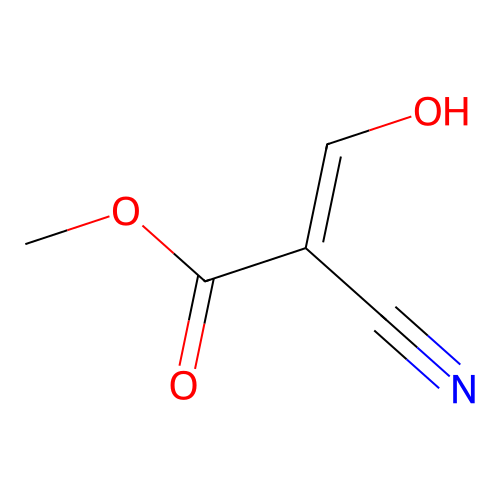 Methylhydroxymethylene-cyanoacetate structure