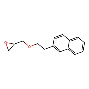 ((2-(2-Naphthalenyl)ethoxy)methyl)oxirane structure