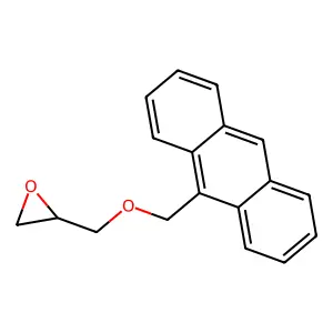 9-Anthrylmethyl glycidyl ether structure