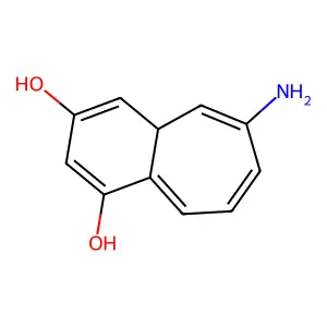 6-Amino-1,3-dihydroxybenzocycloheptene structure