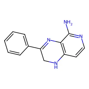 Pyrido(3,4-b)pyrazin-5-amine, 1,2-dihydro-3-phenyl- structure