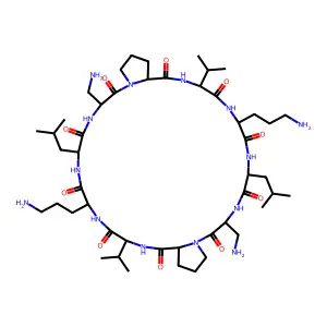 (4,4'-二氨基丙酸)短杆菌肽S structure