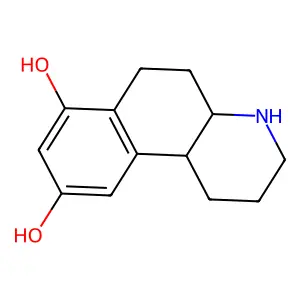 7,9-Dihydroxy-1,2,3,4,4a,5,6,10b-octahydrobenzo(f)quinoline structure