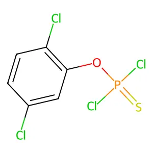 2,5-Dichlorophenyl phosphorodichloridothioate structure