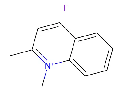 1,2-Dimethylquinolin-1-ium structure