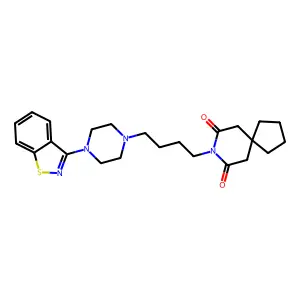 Tiospirone structure