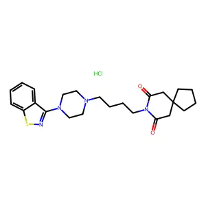 Tiospirone hydrochloride structure