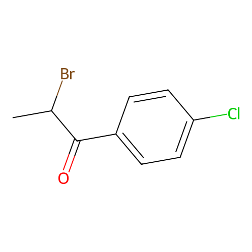 2-Bromo-1-(4-chlorophenyl)propan-1-one structure