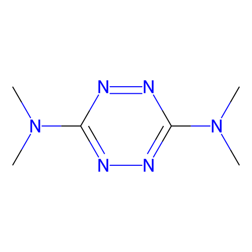 s-Tetrazine, 3,6-bis(dimethylamino)- structure