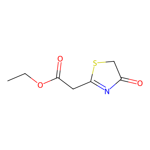 Ethyl 2-(4-oxo-4,5-dihydrothiazol-2-yl)acetate structure