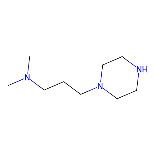 1-[3-(Dimethylamino)propyl]piperazine structure