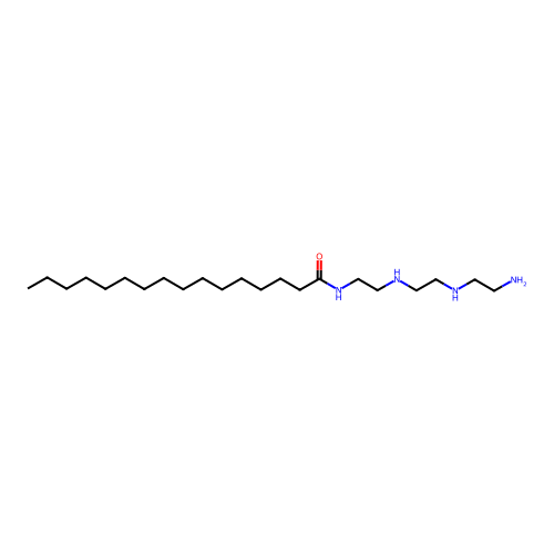 N-(2-((2-((2-Aminoethyl)amino)ethyl)amino)ethyl)hexadecan-1-amide structure