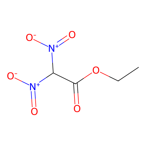Ethyl 2,2-dinitroacetate structure