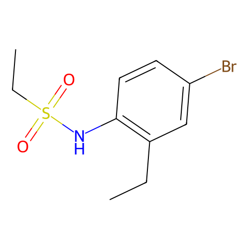 N-(4-bromo-2-ethylphenyl)ethanesulfonamide structure