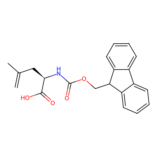 Fmoc-4,5-dehydro-D-Leucine structure