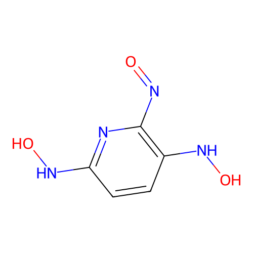Pyridine-2,3,6-trione trioxime structure