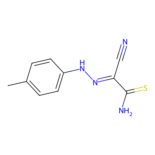 2-Cyano-2-[(4-methylphenyl)hydrazono]ethanethioamide structure