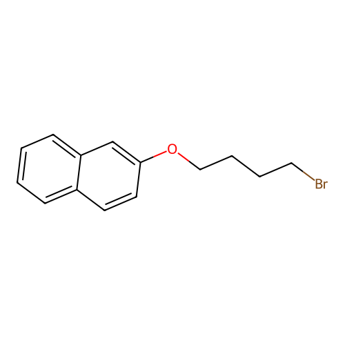 2-(4-Bromobutoxy)naphthalene structure