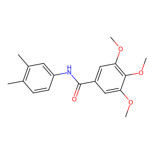 N-(3,4-dimethylphenyl)-3,4,5-trimethoxybenzamide structure
