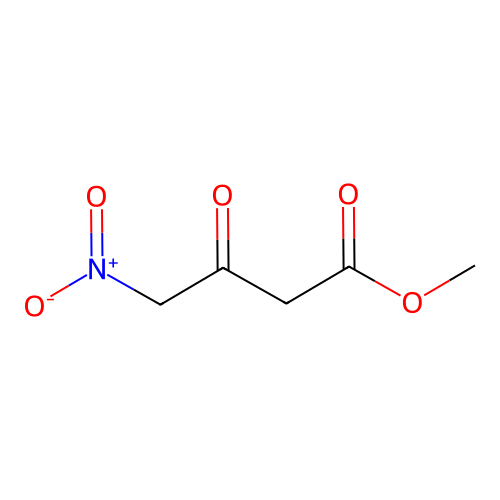Methyl 4-nitro-3-oxobutanoate structure