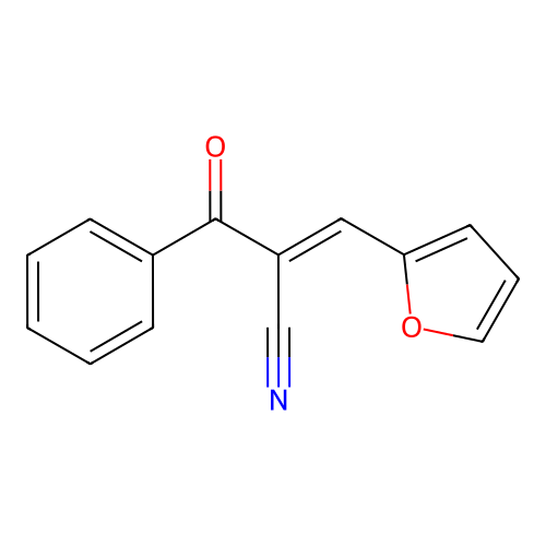 3-(2-Furyl)-2-(phenylcarbonyl)prop-2-enenitrile structure