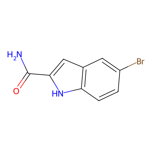 5-bromo-1H-indole-2-carboxamide structure